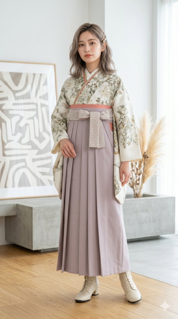 卒業式袴 花あそび